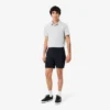 Calções bermudas chino em algodão elástico com corte regular