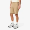 Calções bermudas chino em algodão elástico com corte regular