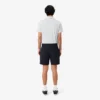 Calções bermudas chino em algodão elástico com corte regular