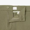 Calções bermudas chino em algodão elástico com corte regular