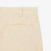 Calções cargo bermuda estampados de corte reto