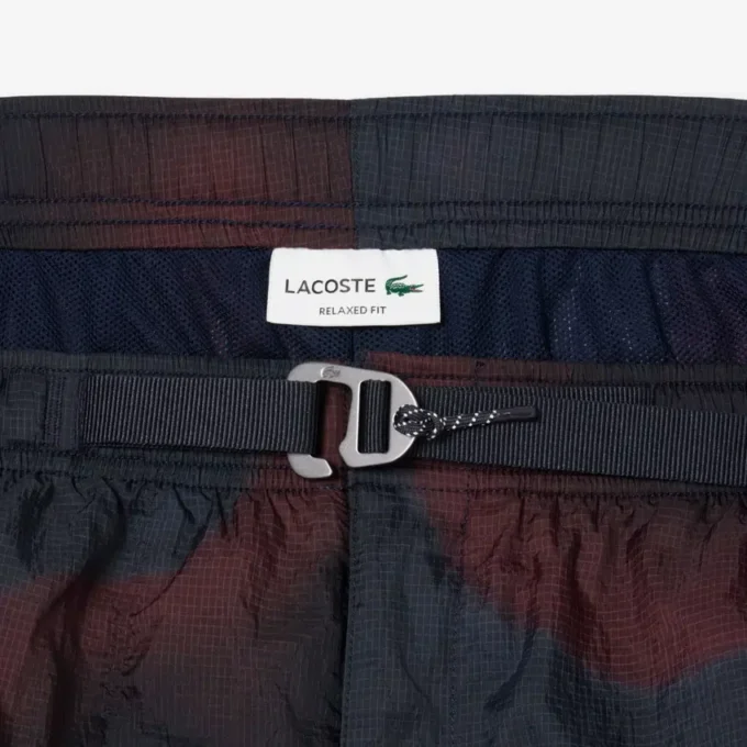 Calções cargo de nylon com padrão Ombra para homem
