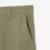 Calções chino em sarja elástica