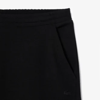 Calções de algodão elástico com corte regular para homem