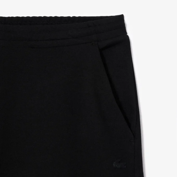 Calções de algodão elástico com corte regular para homem