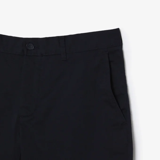 Calções de algodão elástico de corte justo para homem