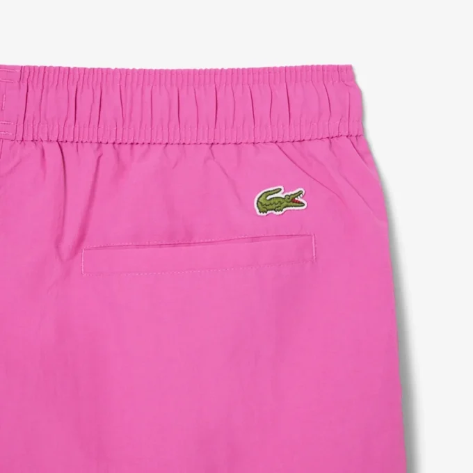 Calções de banho para homem com detalhe de emblema curto