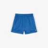 Calções de jersey acetinado com riscas Pointelle para mulher