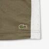 Calções de jersey acetinado com riscas Pointelle para mulher
