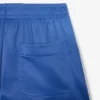 Calções de jersey acetinado com riscas Pointelle para mulher