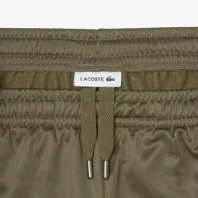 Calções de jersey acetinado com riscas Pointelle para mulher