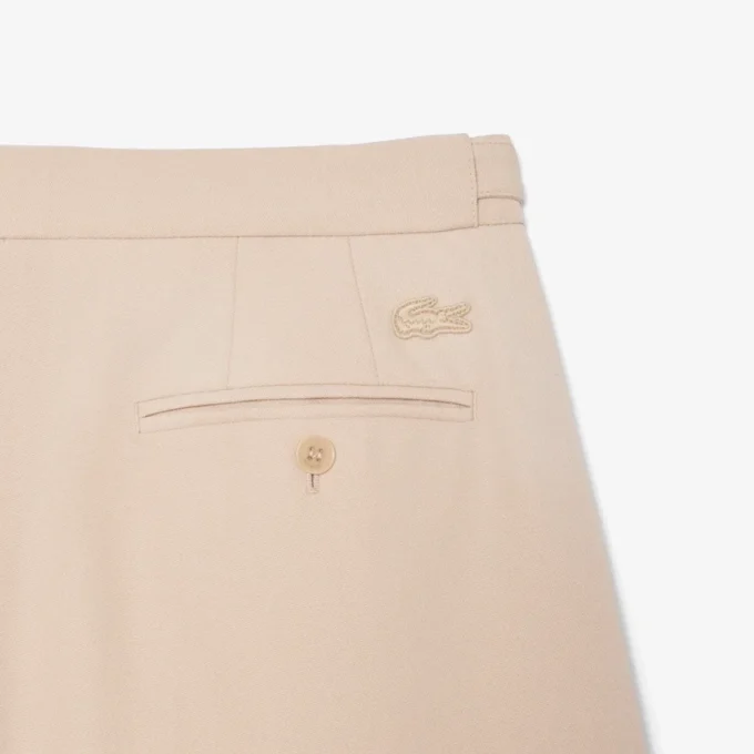 Calções de lã justos para homem da coleção Runway