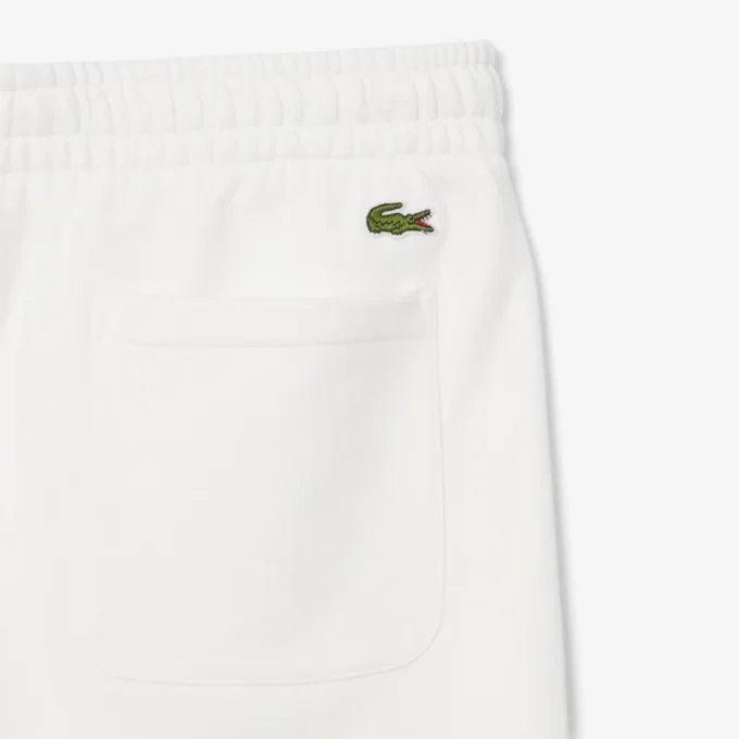 Calções de malha de algodão com estampado gráfico para homem