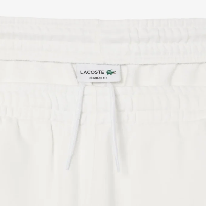 Calções de malha de algodão com estampado gráfico para homem