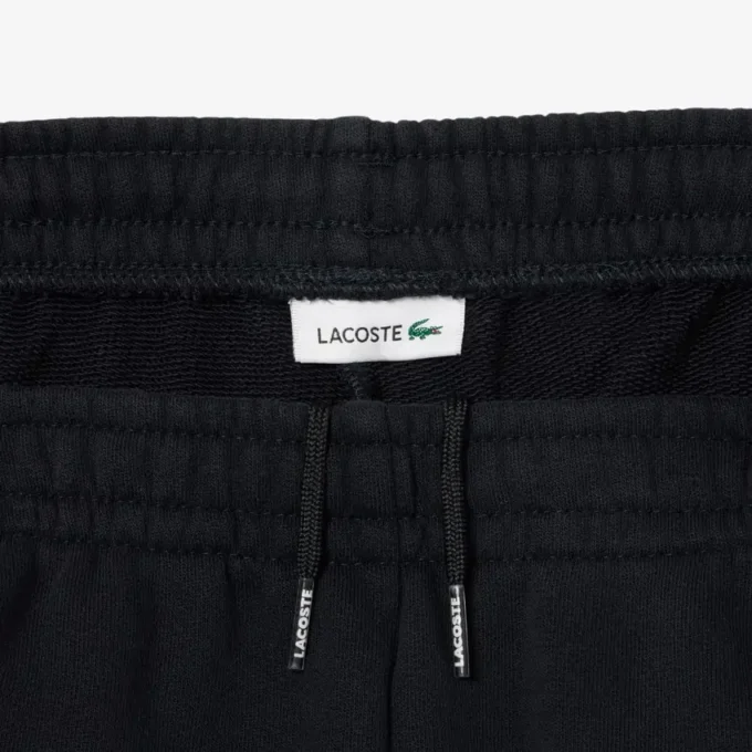 Calções de malha polar com blocos de cor