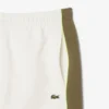 Calções de malha polar com blocos de cor para homem