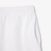 Calções de malha polar com bordado de texto, corte regular para homem