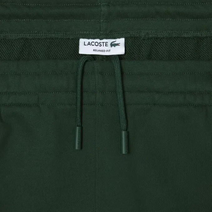 Calções de malha polar de algodão orgânico não escovado para homem