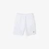 Calções de malha polar de corte regular para homem