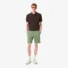 Calções de malha polar de corte regular para homem