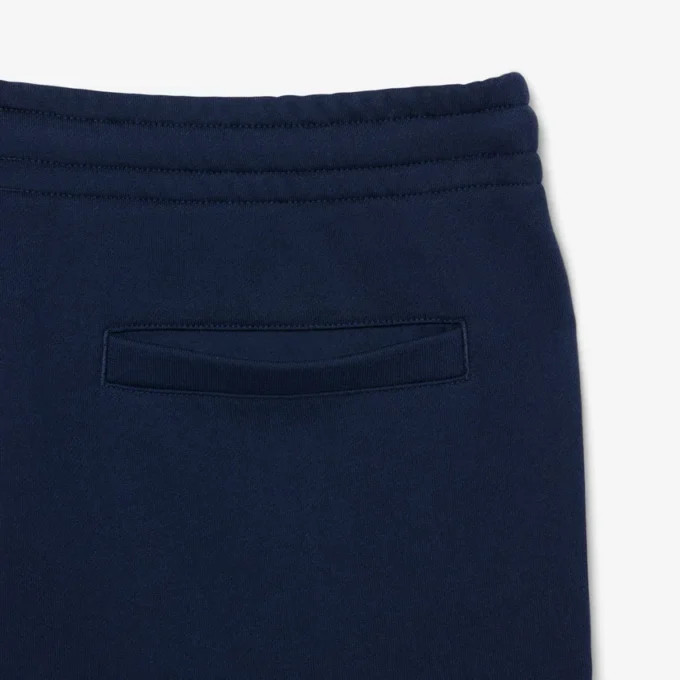 Calções de malha polar de corte regular para homem
