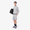 Calções de malha polar de corte regular para homem