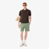 Calções de malha polar de corte regular para homem