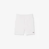 Calções de malha polar de corte regular para homem