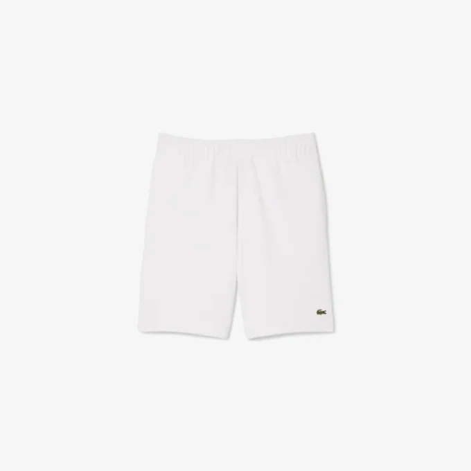 Calções de malha polar de corte regular para homem