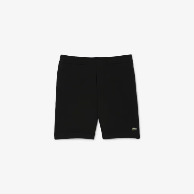 Calções de malha polar de corte regular para homem
