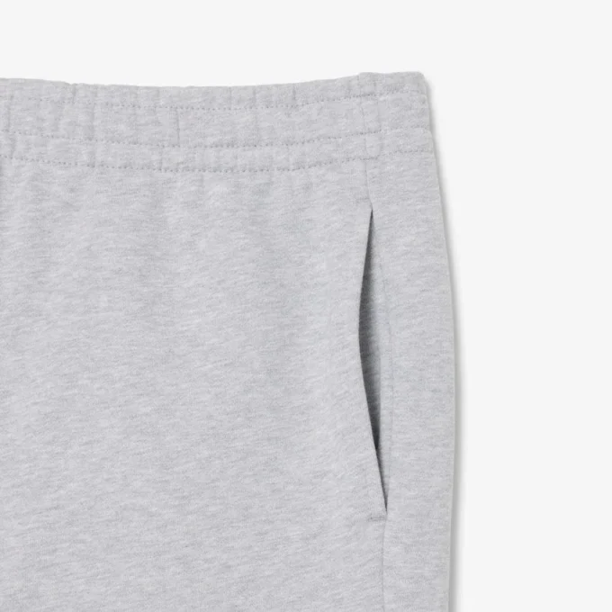 Calções de malha polar de corte regular para homem