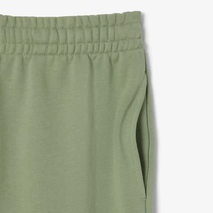 Calções de malha polar de corte regular para homem