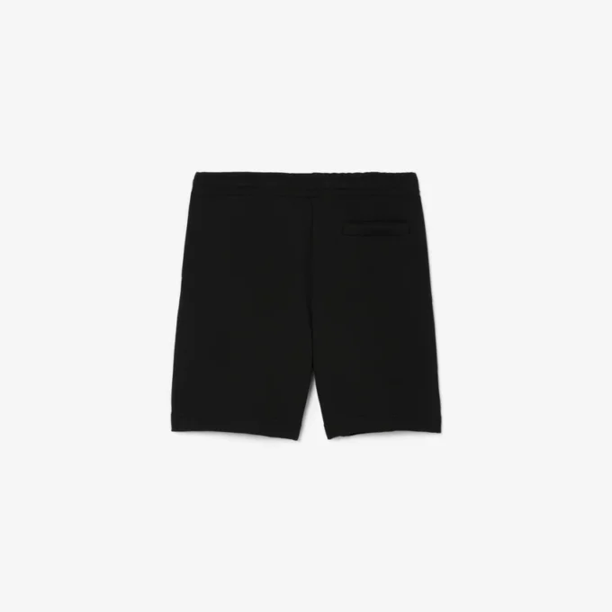 Calções de malha polar de corte regular para homem