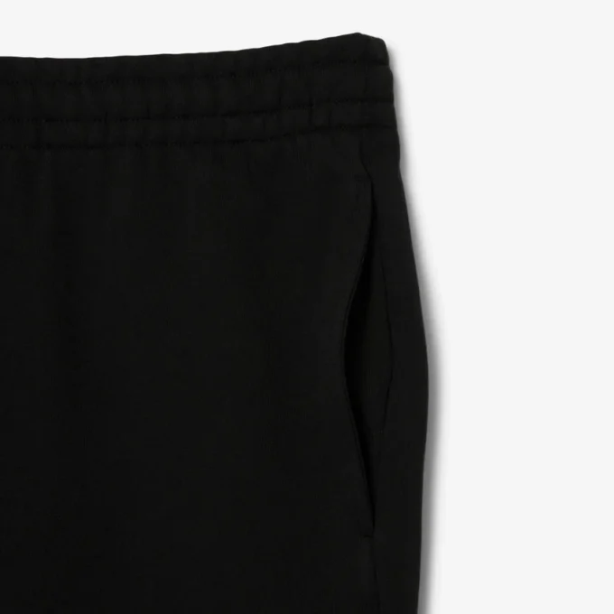Calções de malha polar de corte regular para homem