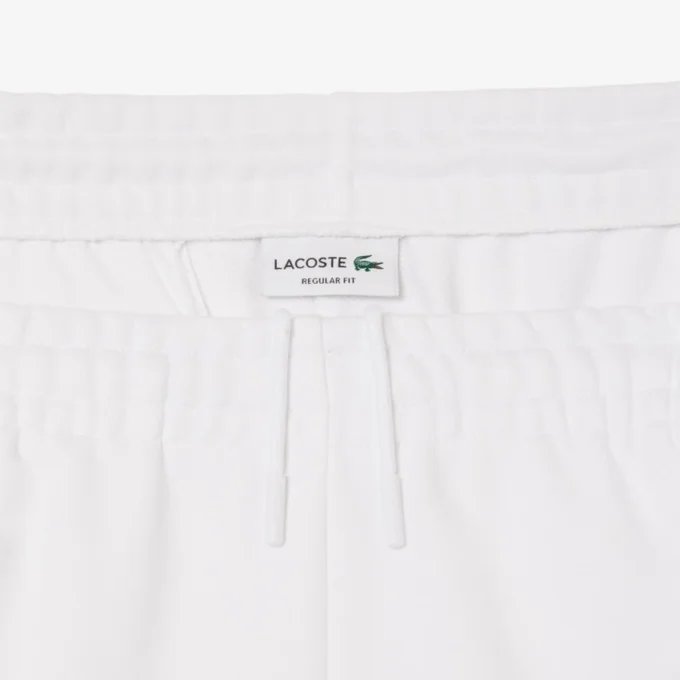 Calções de malha polar de corte regular para homem