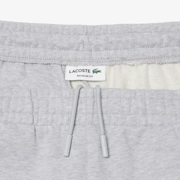 Calções de malha polar de corte regular para homem