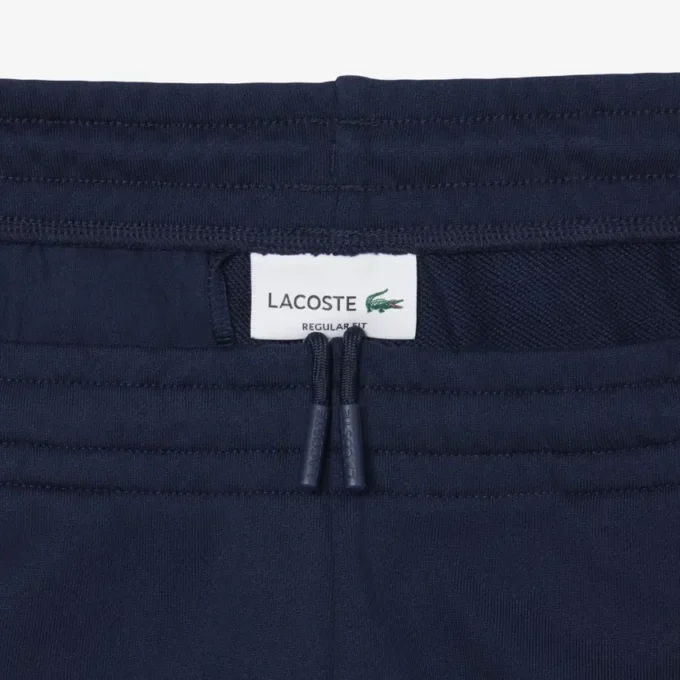 Calções de malha polar de corte regular para homem