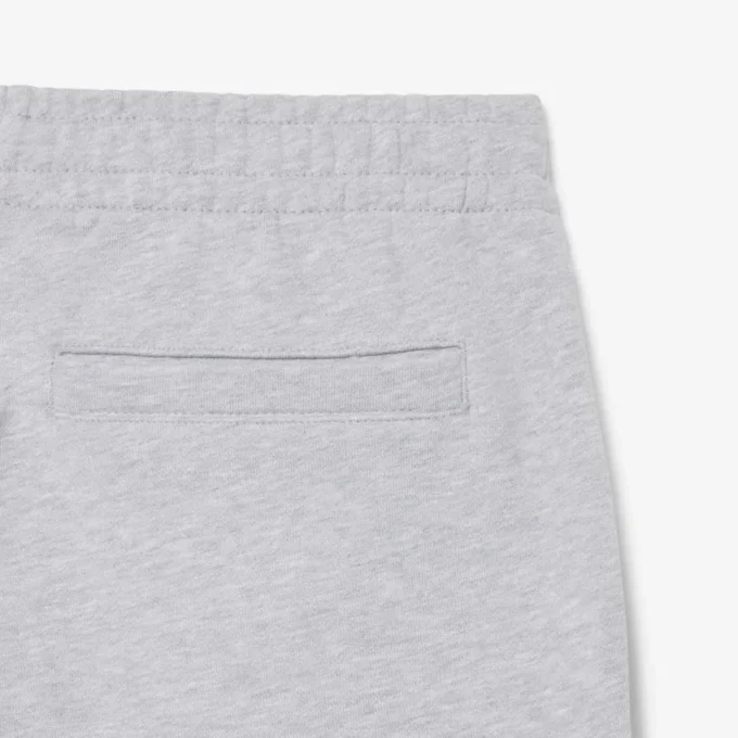 Calções de malha polar de corte regular para homem