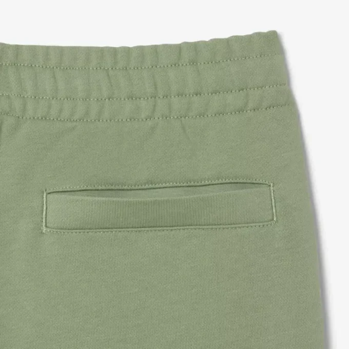 Calções de malha polar de corte regular para homem
