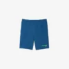 Calções de malha polar estampados com efeito lavado, corte regular, para homem