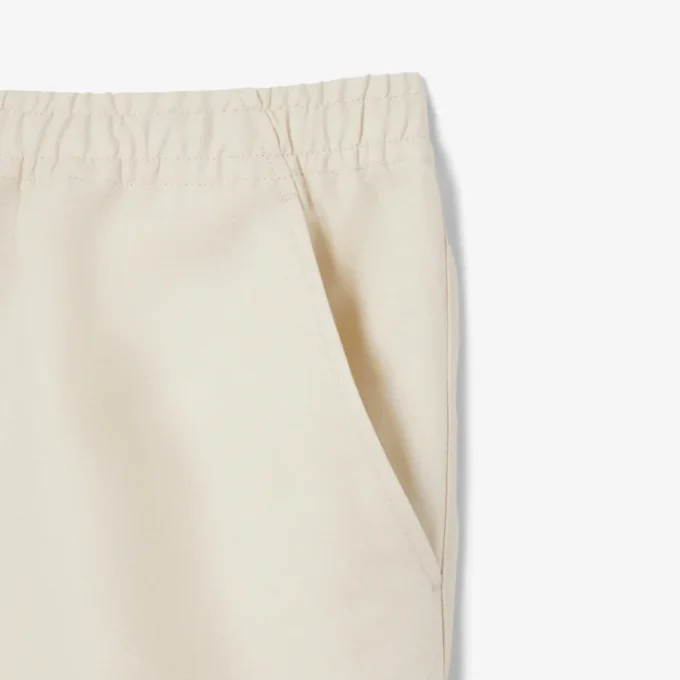 Calções de mistura de lã de corte regular para homem