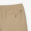 Calções de mistura de lã de corte regular para homem