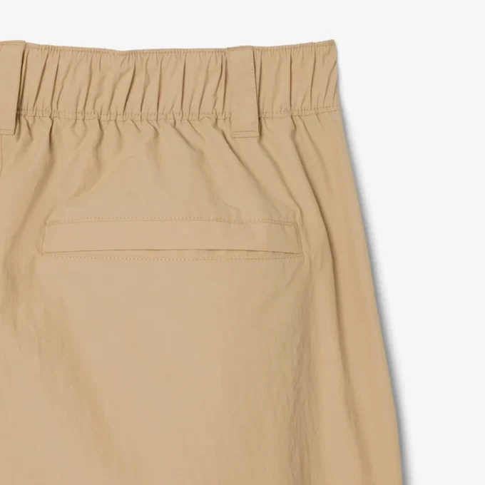 Calções de nylon repelentes à água e resistentes ao vento para homem