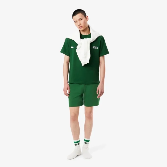 Calções de pijama de algodão macio para homem