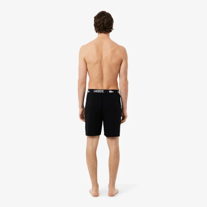 Calções de pijama de algodão macio para homem