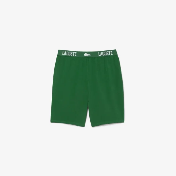 Calções de pijama de algodão macio para homem