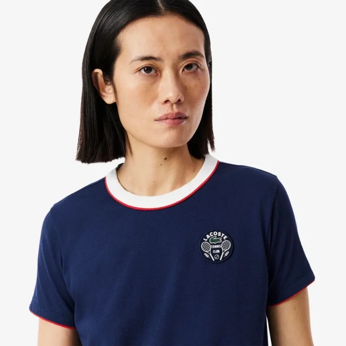 Calções de piqué elástico Tennis Heritage para mulher