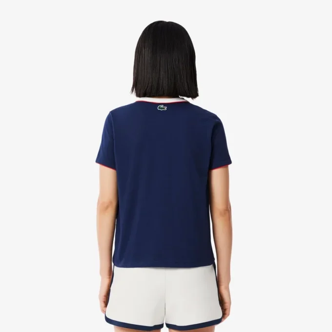 Calções de piqué elástico Tennis Heritage para mulher