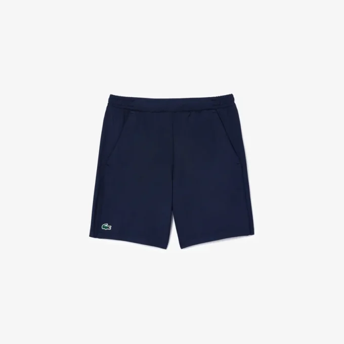 Calções de ténis elásticos de corte regular para homem