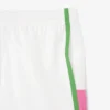 Calções de ténis masculinos leves com riscas coloridas